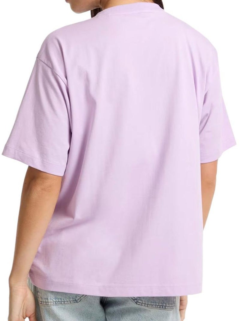 T-Shirt Violeta Guess American para Mulher Roxo - Kiabi