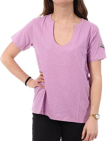 T-Shirt Violeta Kaporal FIONA para Mulher