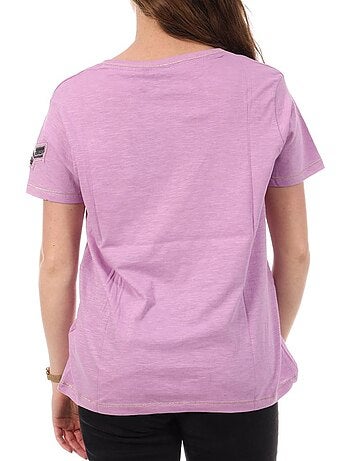 T-Shirt Violeta Kaporal FIONA para Mulher