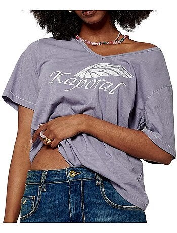T-shirt Violeta Kaporal MUST para Mulher