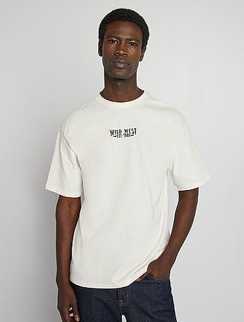 T-shirt 'Wild West' de manga curta