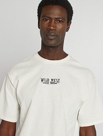 T-shirt 'Wild West' de manga curta