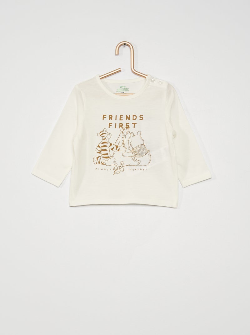 T-shirt 'Winnie' BRANCO - Kiabi