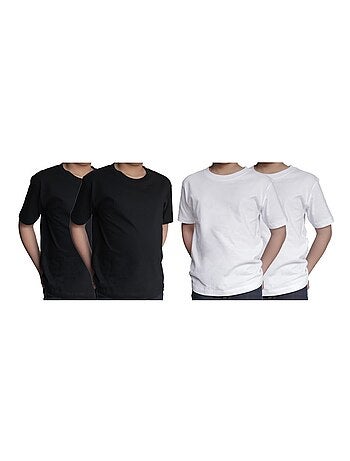 T-shirts Criança Pack de 4 Liso Ozabi Basic