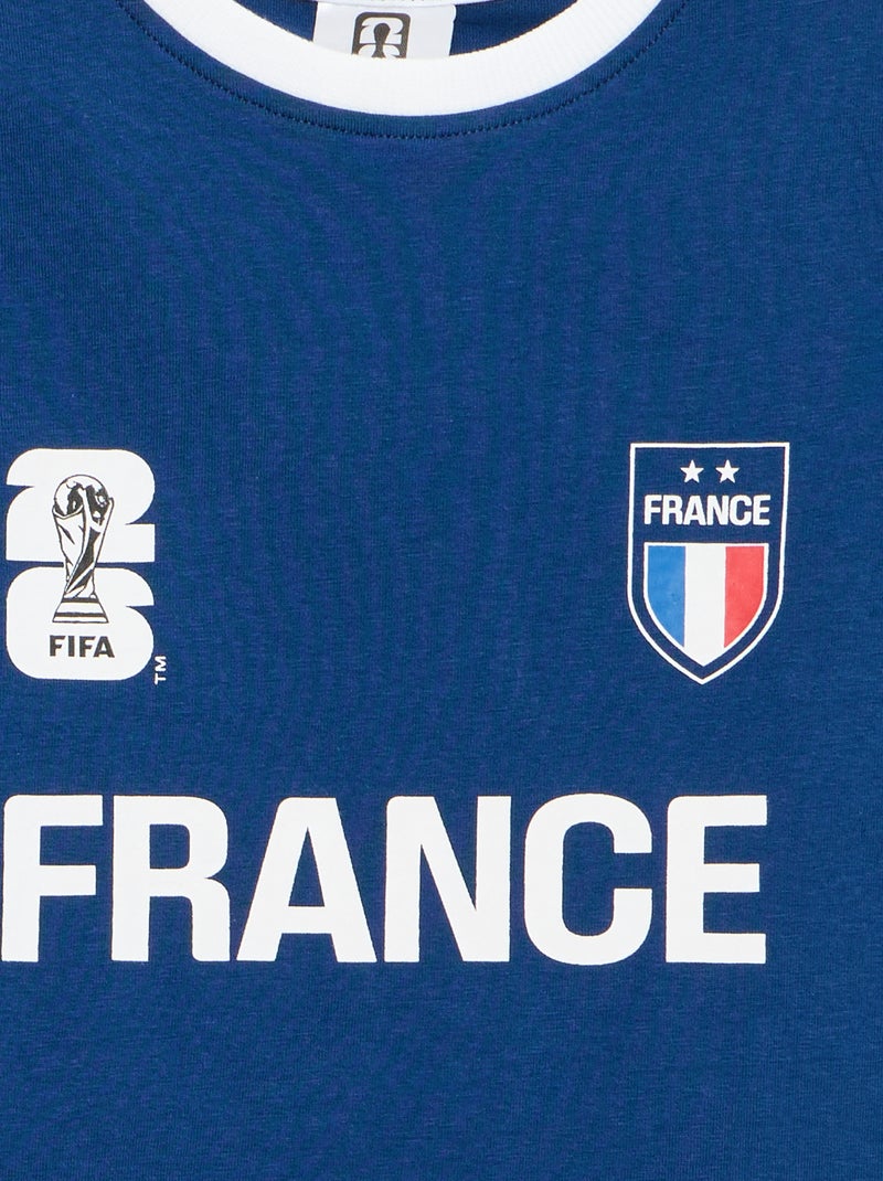 T-shirts oficiais do Campeonato do Mundo da FIFA 26™ - França Azul - Kiabi