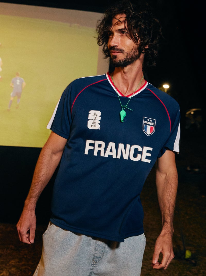 T-shirts oficiais licenciadas do Campeonato do Mundo da FIFA 26™ - Bélgica Azul - Kiabi