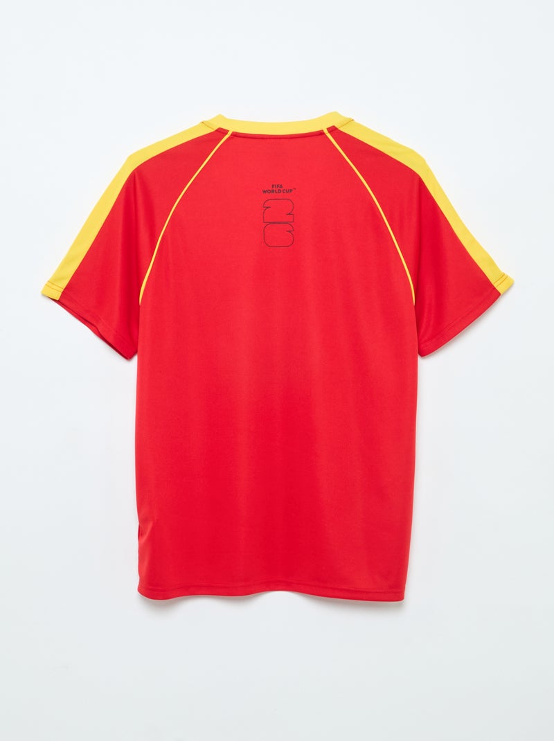 T-shirts oficiais licenciadas do Campeonato do Mundo da FIFA 26™ - Bélgica Vermelho - Kiabi