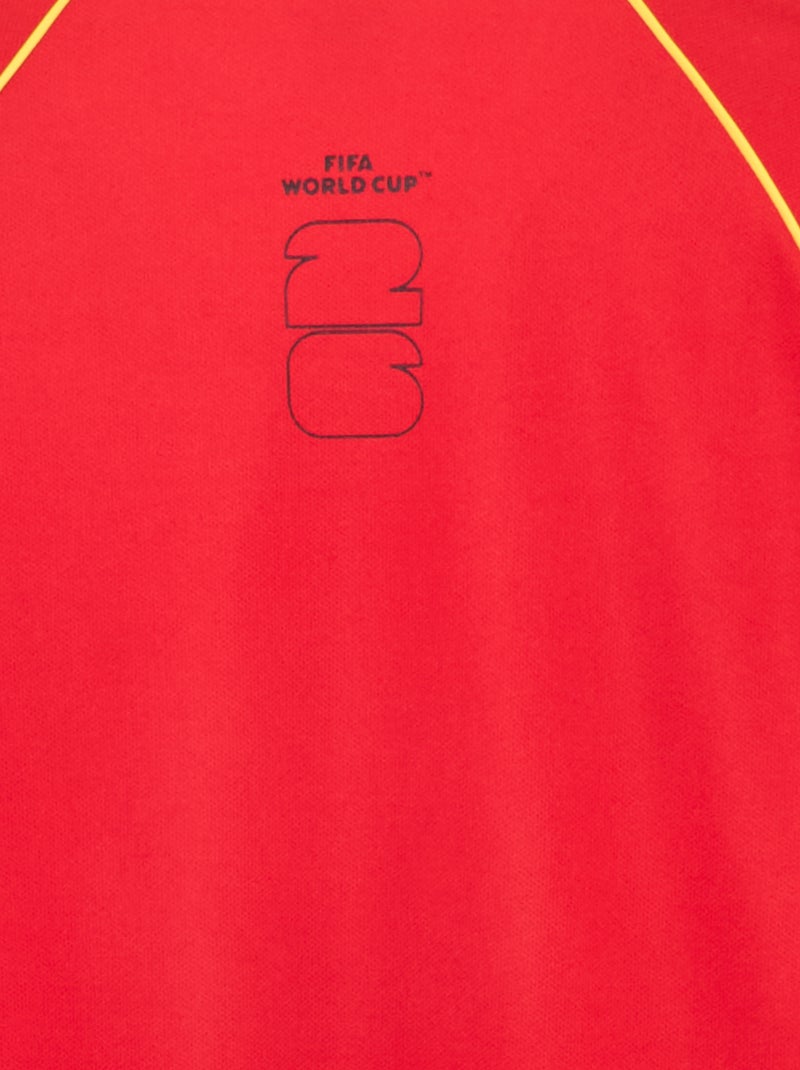 T-shirts oficiais licenciadas do Campeonato do Mundo da FIFA 26™ - Bélgica Vermelho - Kiabi
