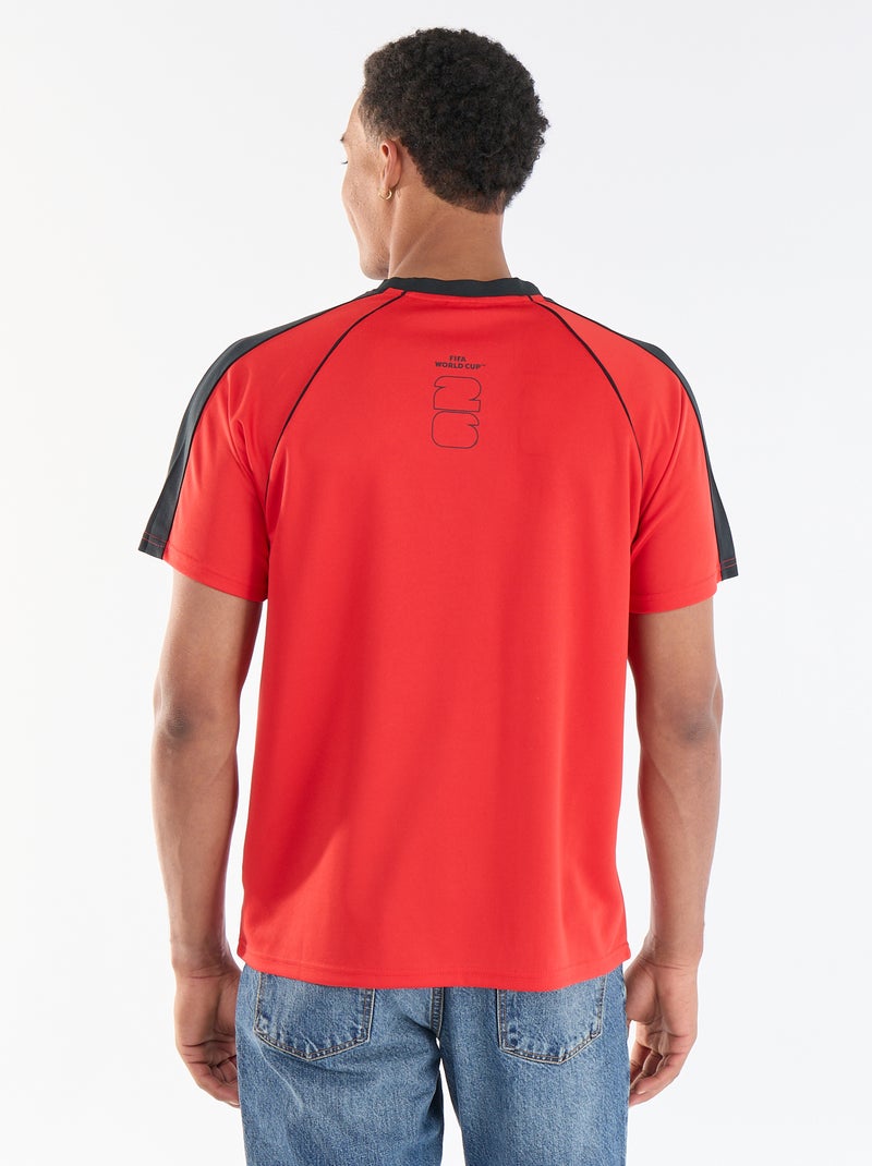 T-shirts oficiais licenciadas do Campeonato do Mundo da FIFA 26™ - Bélgica Vermelho - Kiabi