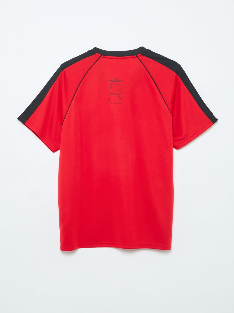 T-shirts oficiais licenciadas do Campeonato do Mundo da FIFA 26™ - Bélgica Vermelho - Kiabi