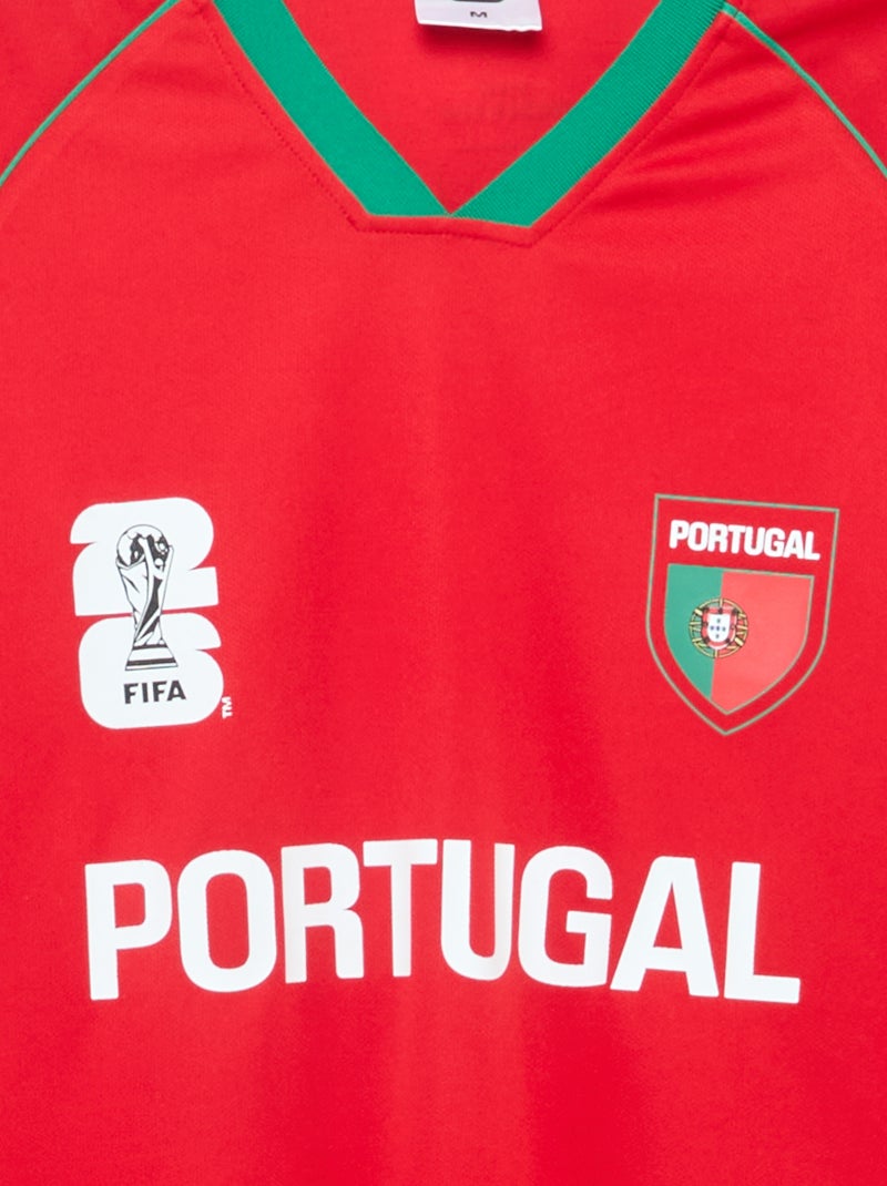 T-shirts oficiais licenciadas do Campeonato do Mundo da FIFA 26™ - Bélgica Vermelho - Kiabi