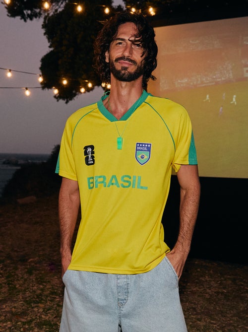 T-shirts oficiais licenciadas do Campeonato do Mundo da FIFA 26™ - Brasil - Kiabi