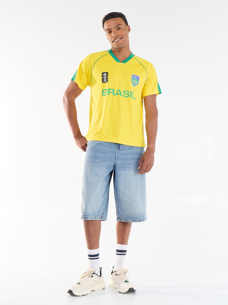 T-shirts oficiais licenciadas do Campeonato do Mundo da FIFA 26™ - Brasil Verde - Kiabi