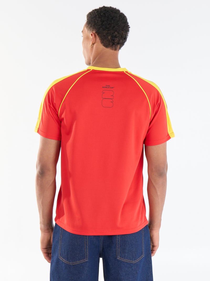 T-shirts oficiais licenciadas do Campeonato do Mundo da FIFA 26™ - Espanha Vermelho - Kiabi