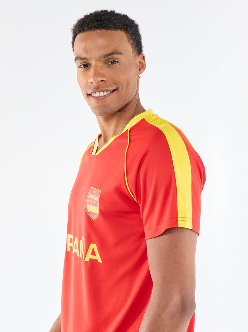 T-shirts oficiais licenciadas do Campeonato do Mundo da FIFA 26™ - Espanha Vermelho - Kiabi