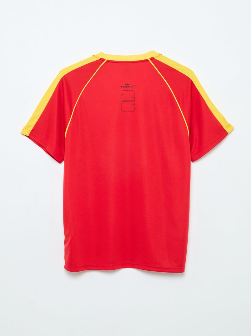 T-shirts oficiais licenciadas do Campeonato do Mundo da FIFA 26™ - Espanha Vermelho - Kiabi