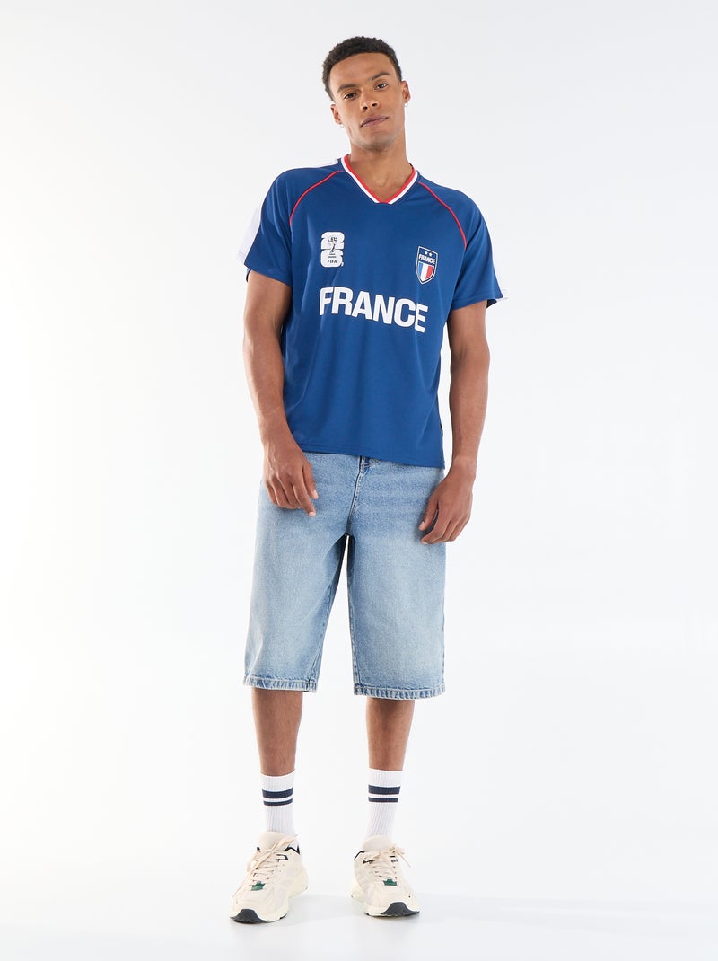 T-shirts oficiais licenciadas do Campeonato do Mundo da FIFA 26™ - França Azul - Kiabi