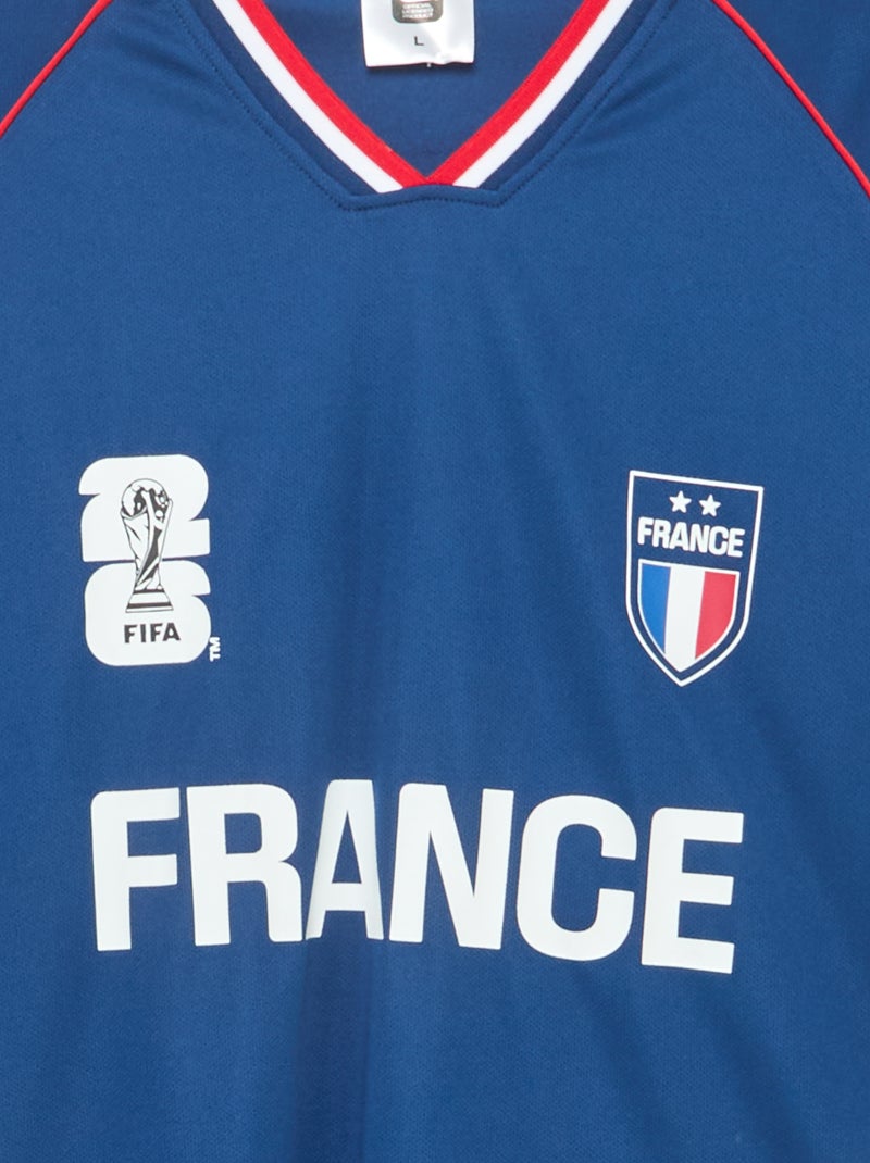 T-shirts oficiais licenciadas do Campeonato do Mundo da FIFA 26™ - França Azul - Kiabi