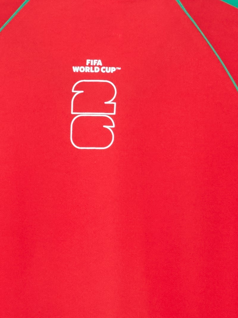 T-shirts oficiais licenciadas do Campeonato do Mundo da FIFA 26™ - Portugal Vermelho - Kiabi