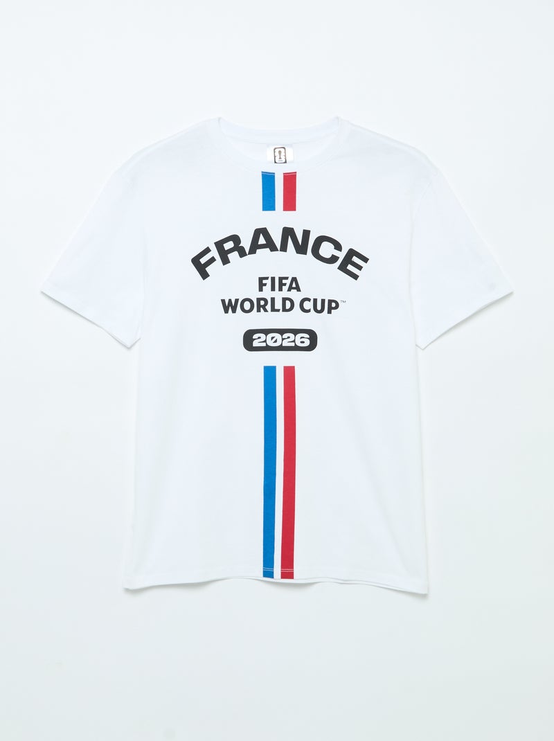 T-shirts oficiais licenciados do Campeonato do Mundo da FIFA 26™ Branco - Kiabi