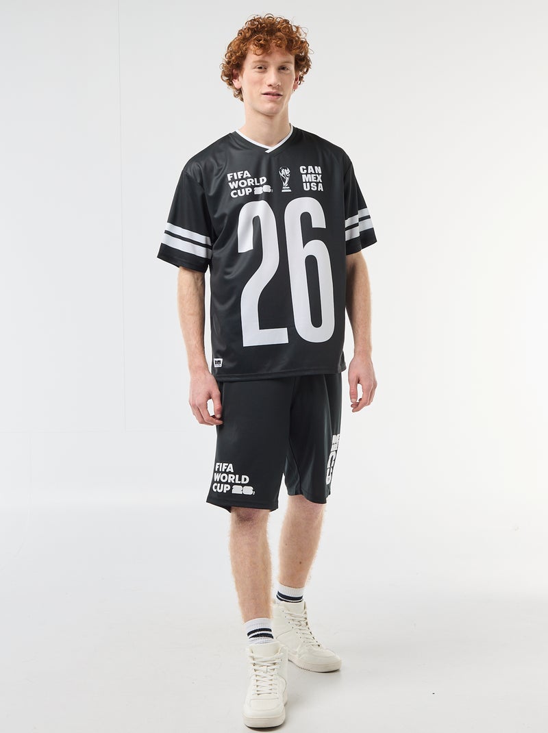 T-shirts oficiais licenciados do Campeonato do Mundo da FIFA 26™ Preto - Kiabi