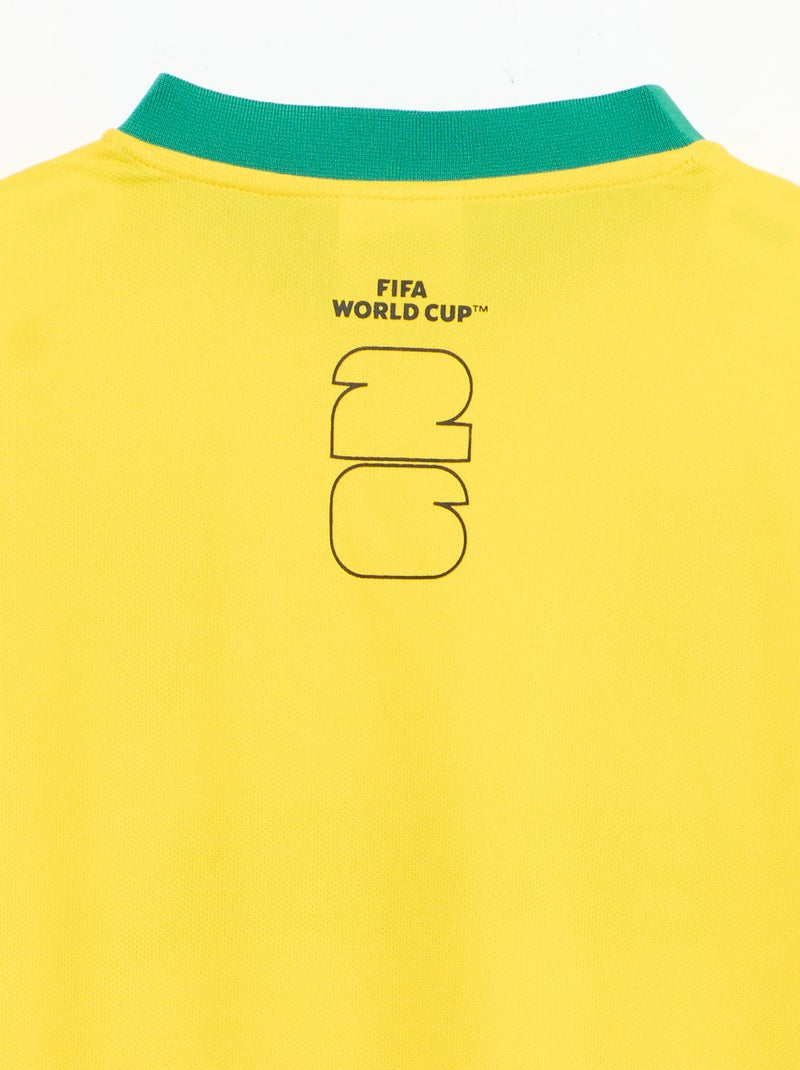 T-shirts oficialmente licenciados da Taça do Mundo da FIFA 26™ - Brasil Amarelo - Kiabi