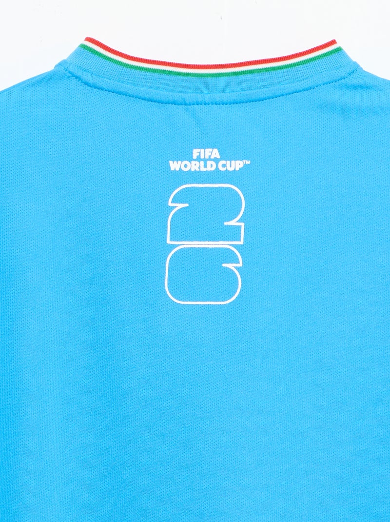 T-shirts oficialmente licenciados da Taça do Mundo da FIFA 26™ - Itália Azul - Kiabi