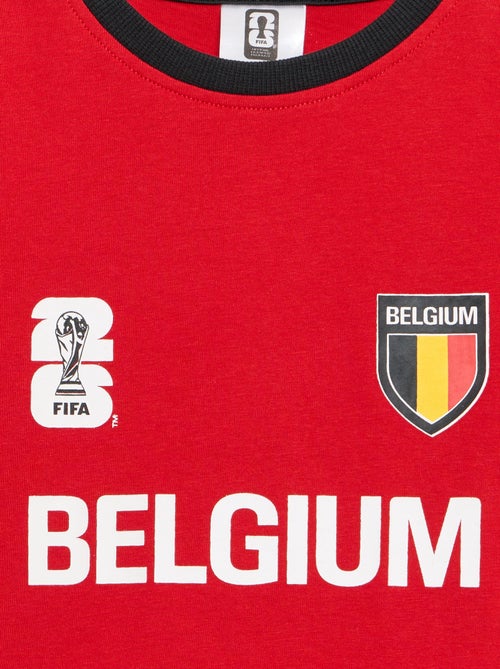 T-shirts oficialmente licenciados do Campeonato do Mundo da FIFA 26™ - Bélgica - Kiabi
