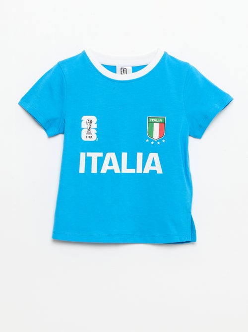 T-shirts oficialmente licenciados do Campeonato do Mundo da FIFA 26™ - Itália - Kiabi T-shirts oficialmente licenciados do Campeonato do Mundo da FIFA 26™ - Itália - Kiabi