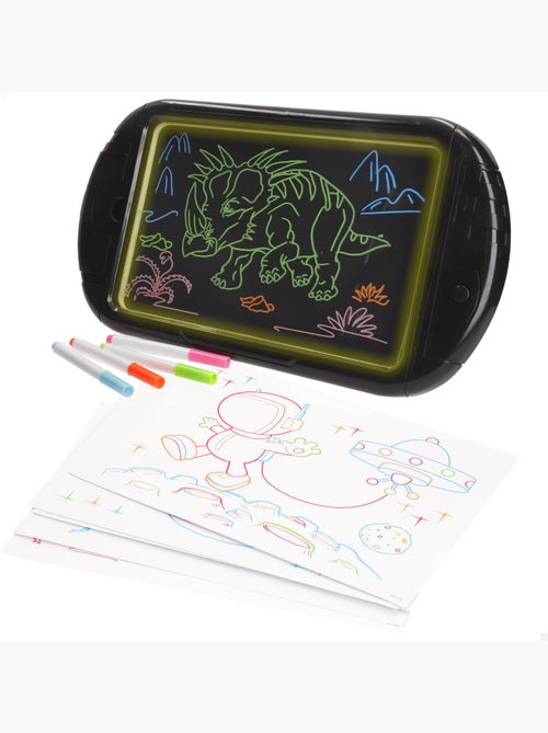 Tablet neon com desenhos e marcadores good idea! - Kiabi