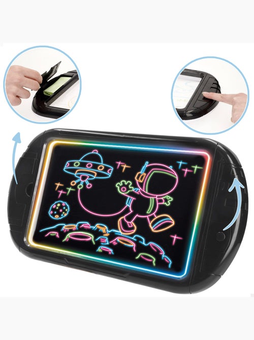 Tablet neon com desenhos e marcadores good idea! - Kiabi