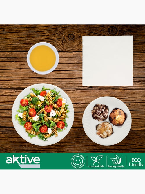 Talheres descartáveis biodegradáveis 180 peças - Kiabi