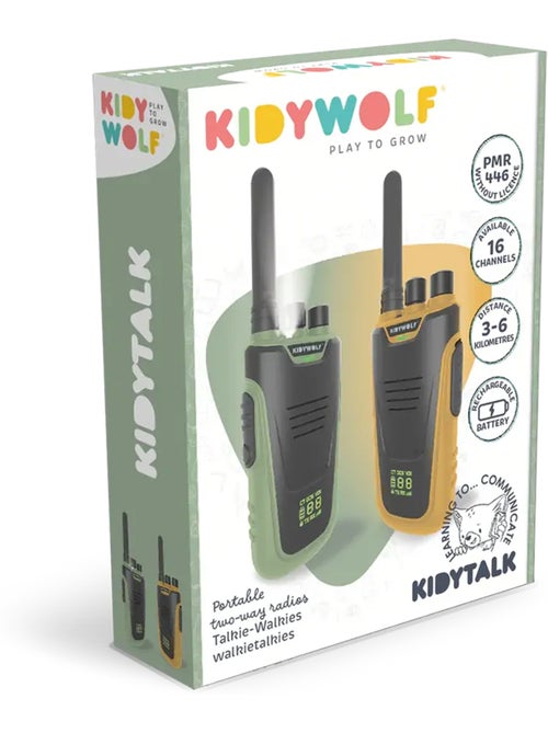 Talkie-walkie recarregável para criança | kidywolf - Kiabi Talkie-walkie recarregável para criança | kidywolf - Kiabi