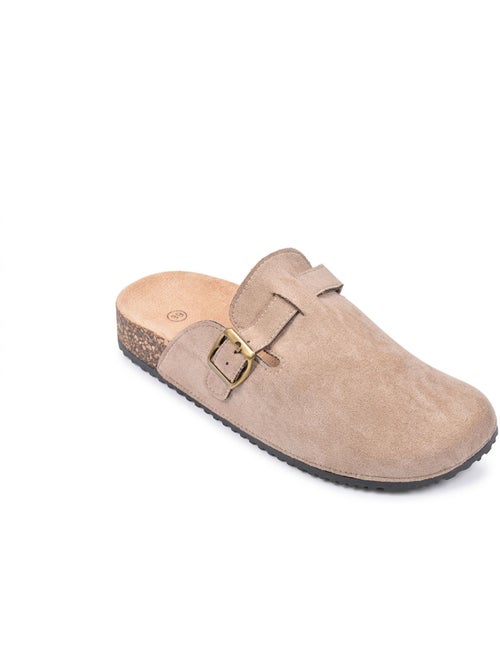 Tamancos mulher conforto fivela ajustável sola cortiça ozabi - Kiabi Tamancos mulher conforto fivela ajustável sola cortiça ozabi - Kiabi