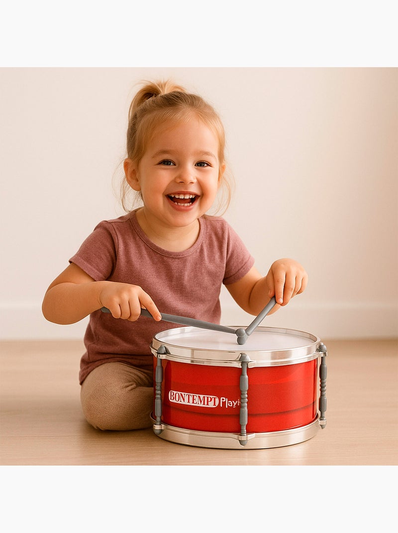 Tambor infantil 31 cm com alça de ombro e baqueta bontempi N/D - Kiabi