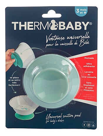 Tampó de silicone thermobaby universal com ventosa para pratos