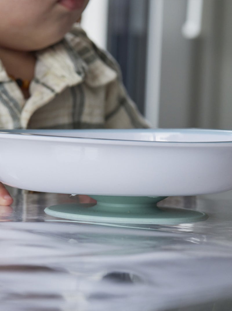 Tampó de silicone thermobaby universal com ventosa para pratos Verde - Kiabi