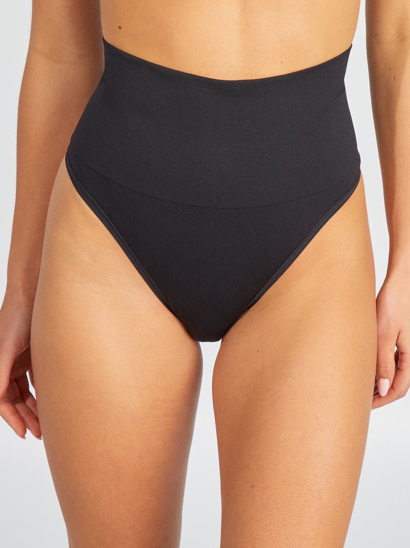 Tanga adelgaçante Preto - Kiabi