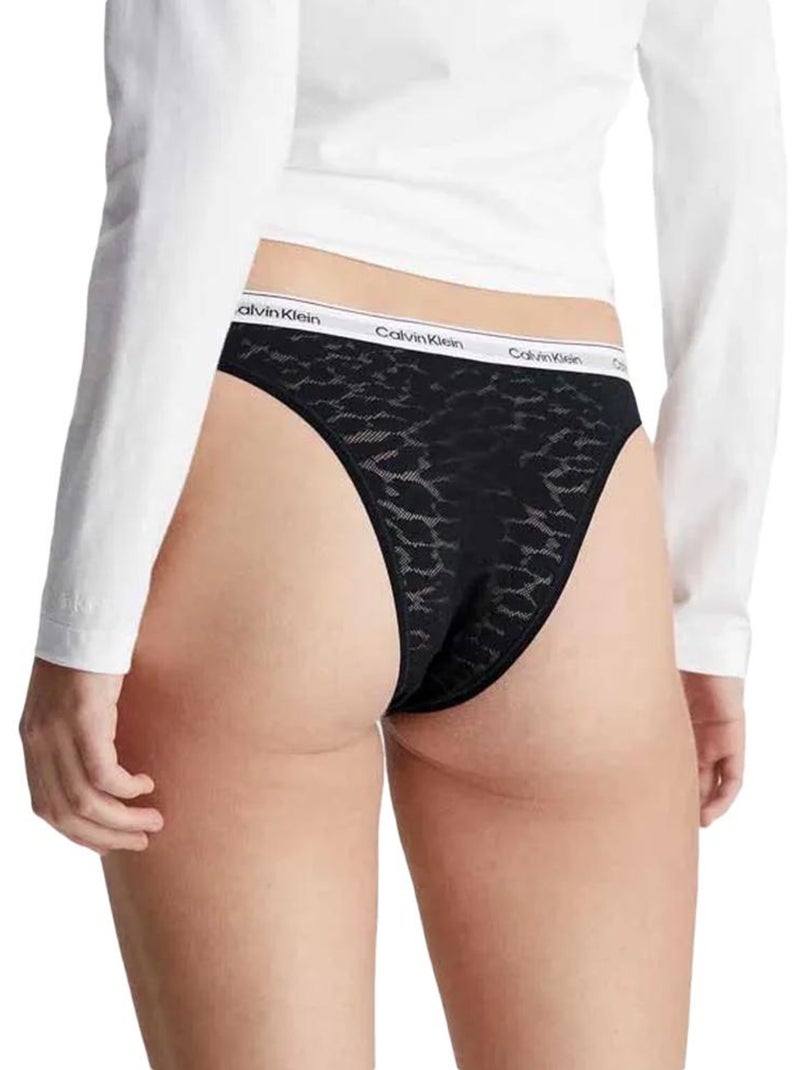 Tanga brasileira calvin klein jeans para mulher Preto - Kiabi