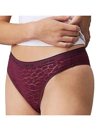 Tanga Brasileira Violeta Calvin Klein Jeans para Mulher