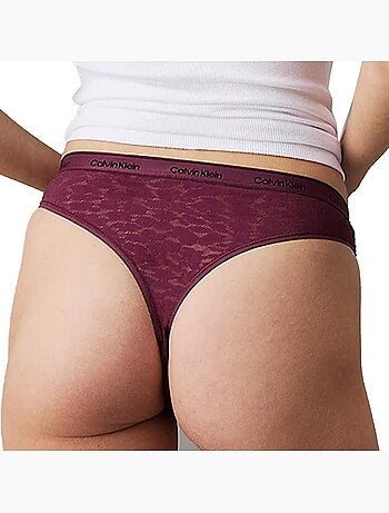 Tanga Brasileira Violeta Calvin Klein Jeans para Mulher