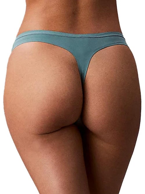Tanga Calvin Klein Jeans Azul para Mulher - Kiabi Tanga Calvin Klein Jeans Azul para Mulher - Kiabi