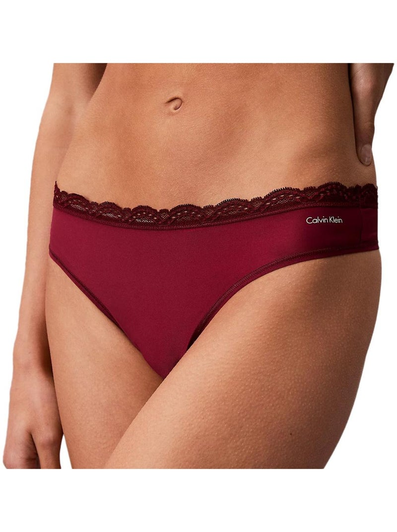 Tanga Calvin Klein Jeans Bordeaux para Mulher Bordô - Kiabi