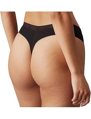 Tanga calvin klein jeans bege para mulher