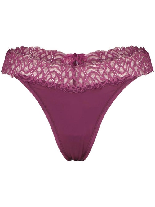 Tanga Calvin Klein Jeans Violet Femme - Kiabi Tanga Calvin Klein Jeans Violet Femme - Kiabi
