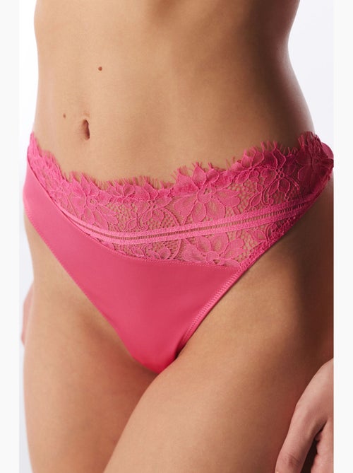 Tanga de cetim mulher penti - Kiabi