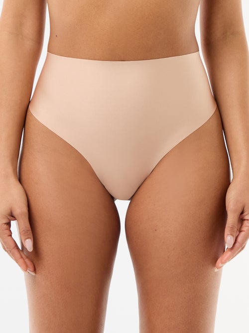 Tanga de cintura alta modelador - Kiabi