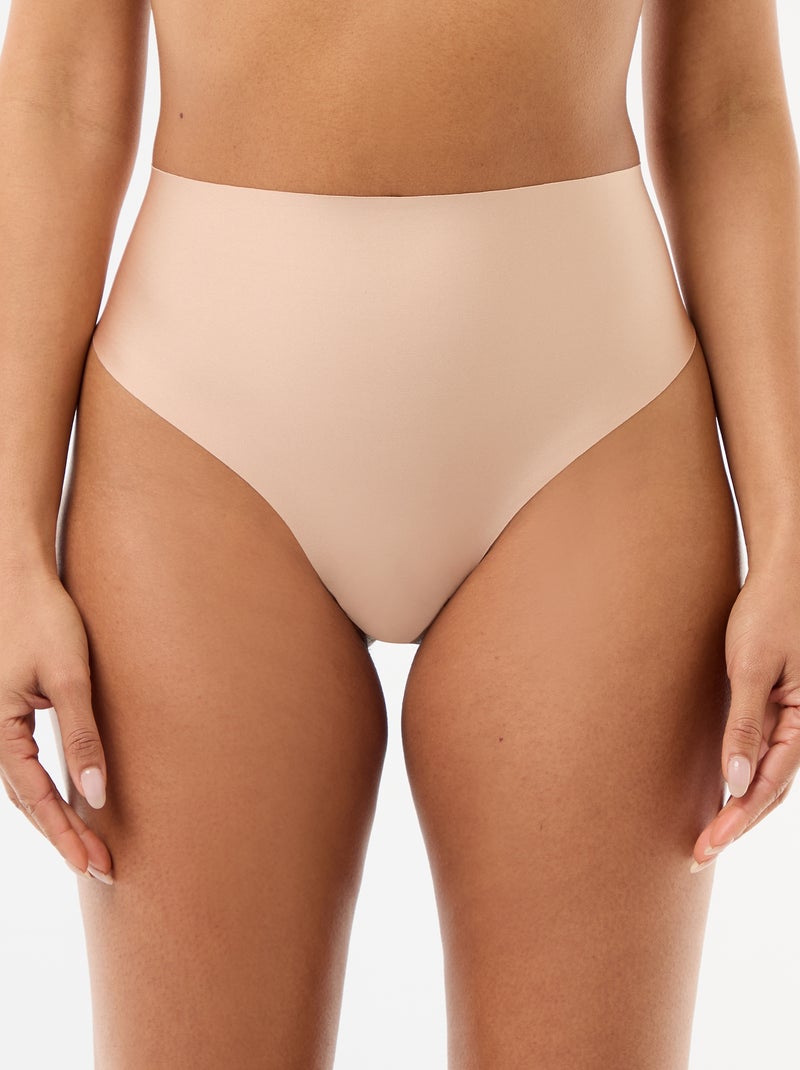 Tanga de cintura alta modelador Cru - Kiabi