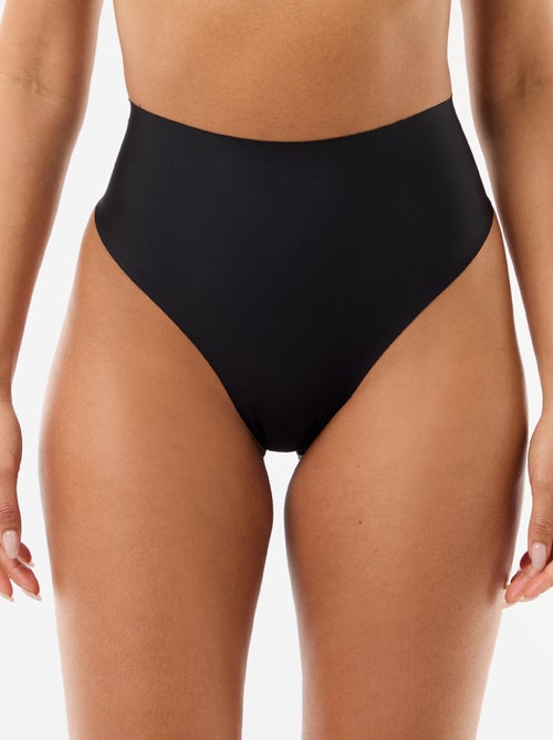 Tanga de cintura alta modelador - Kiabi