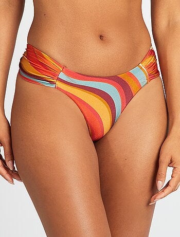Tanga de fato banho estampado psidalélico